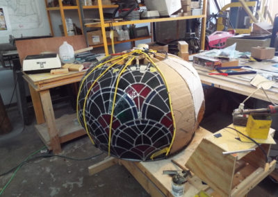 Fabrication of 1st half of small dome